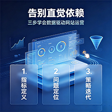 揭东建站-告别直觉依赖：三步学会数据驱动网站运营