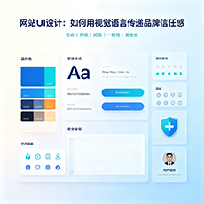 揭阳建站-网站UI设计：如何用视觉语言传递品牌信任感