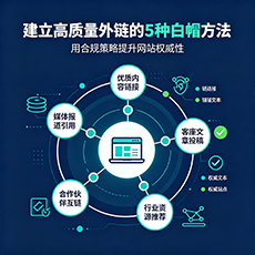 揭东建站-建立高质量外链的5种白帽方法